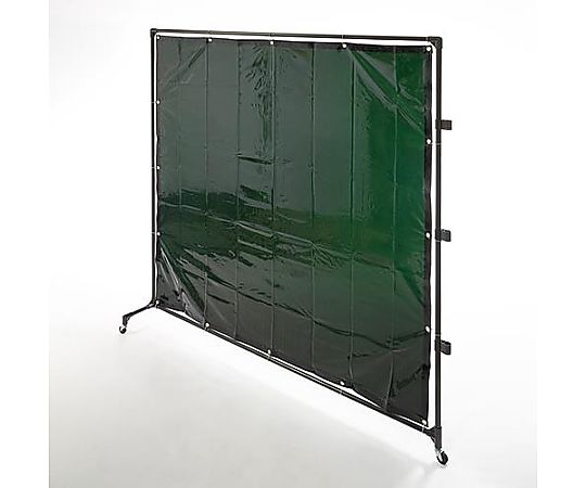 2000x2150mm 溶接作業フェンスセット(ｸﾞﾘｰﾝ