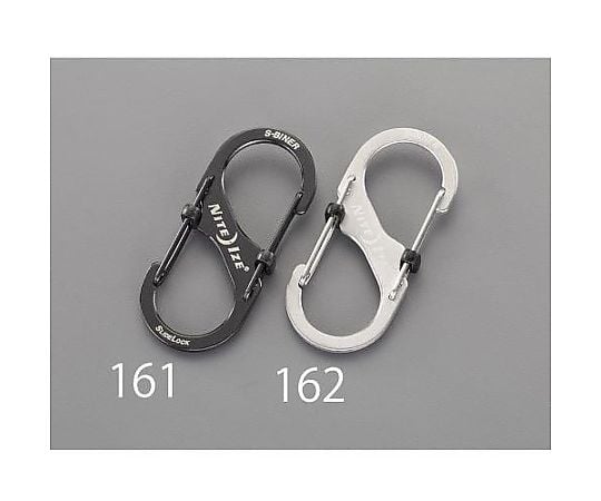 68x30mm Ｓｶﾝｽﾅｯﾌﾟﾌｯｸ(ﾛｯｸ付/ｼﾙﾊﾞｰ)