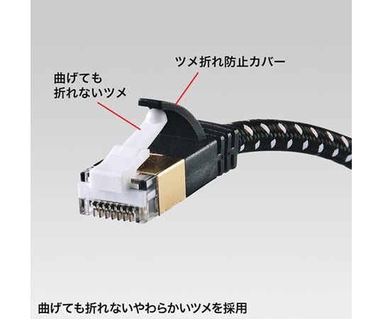 1 m スリムＬＡＮケーブル(ｶﾃｺﾞﾘｰ7準拠) EA764BA-110A