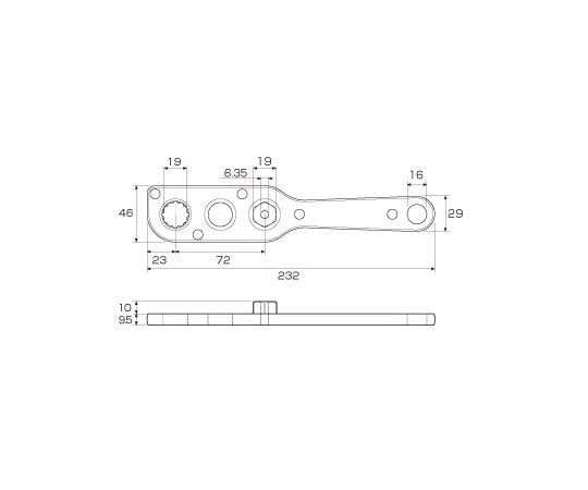 電動ドライバー用オフセットアダプター　EA813A-46