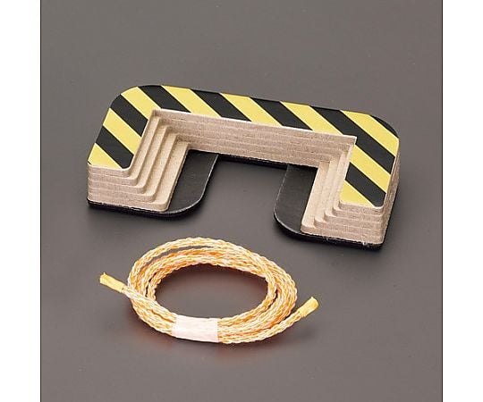 125mm 台車用ストッパー(黄・黒/2個)