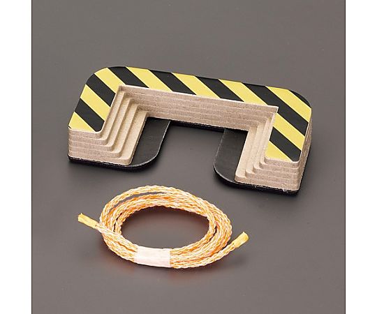 150mm 台車用ストッパー(黄・黒/2個)