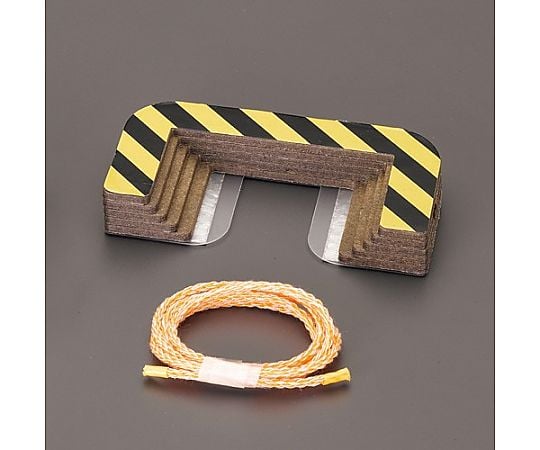 75mm 台車用ストッパー(耐水/黄・黒/2個)