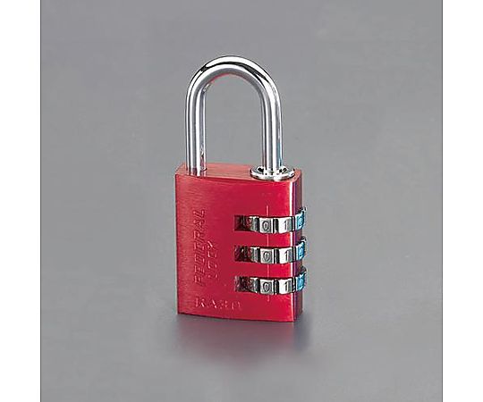 20mm ダイヤル錠（レッド）
