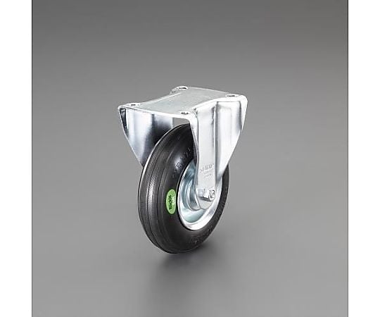 160mm キャスター(固定金具/ｿﾌﾄﾗﾊﾞｰ)