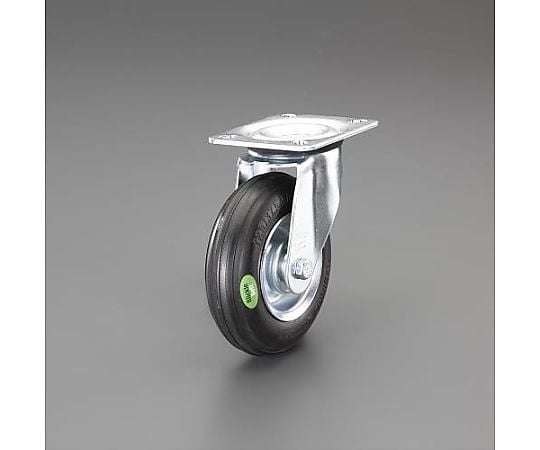 160mm キャスター(自在金具/ｿﾌﾄﾗﾊﾞｰ)