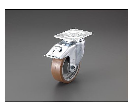125mm キャスター(自在金具/ﾌﾞﾚｰｷ付)