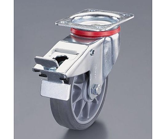 125mm キャスター(自在･ｶﾊﾞｰ･後輪ﾌﾞﾚｰｷ付)