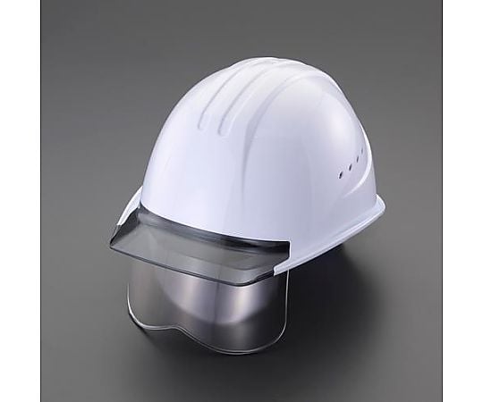 ヘルメット(通気孔/ｼｰﾙﾄﾞﾚﾝｽﾞ付/白)