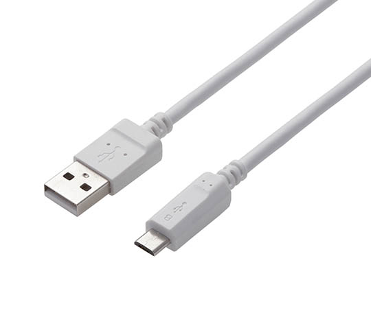 2A対応microUSBケーブル 1.5m ホワイト