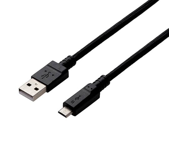 2A対応高耐久microUSBケーブル 2.0m ブラック