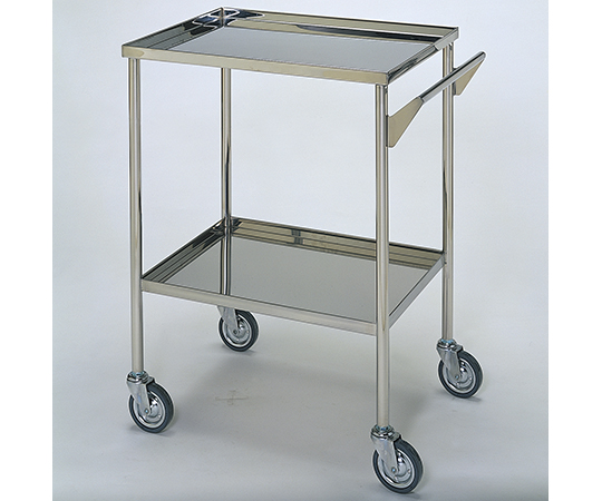 ステンレスワゴン 回診車L (立上) 2段