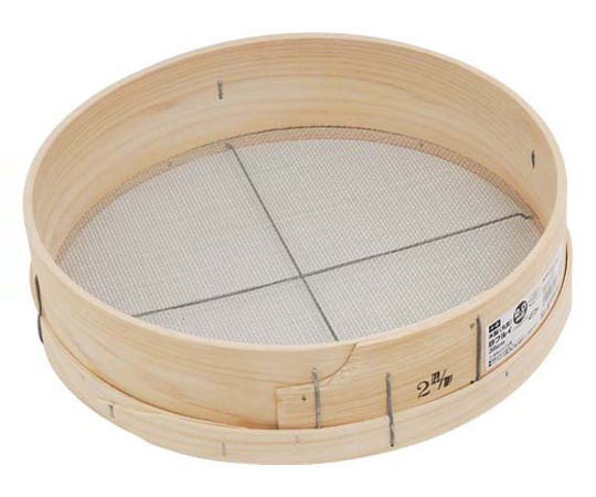 千吉　木製砂フルイ　（丸型）35cm×2.0mm