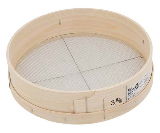 千吉　木製砂フルイ　（丸型）35cm×3.0mm