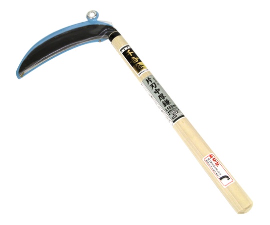 千吉　金　片刃中厚鎌 本刃付