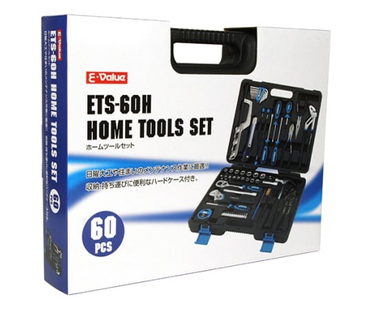 取扱を終了した商品です］E-Value ホームツールセット 60PCS ETS-60H ...