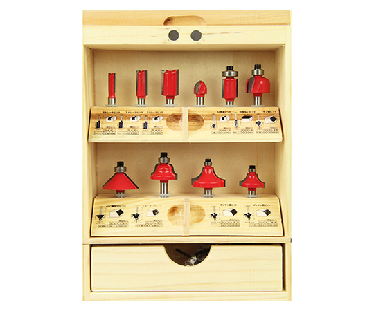 E-Value 超硬ルータービットセット 10本組