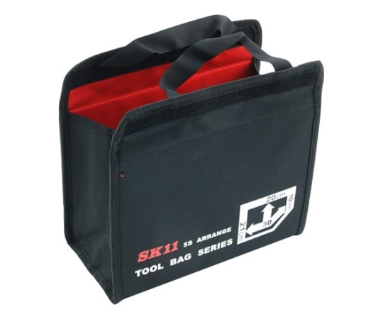 SK11 3Dスモールバッグ 210×100×200mm ブラック