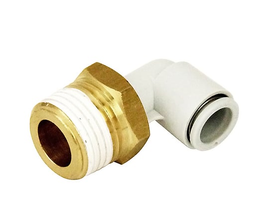 SK11 W管継手 エルボユニオン 10mm おねじR(PT)1/2