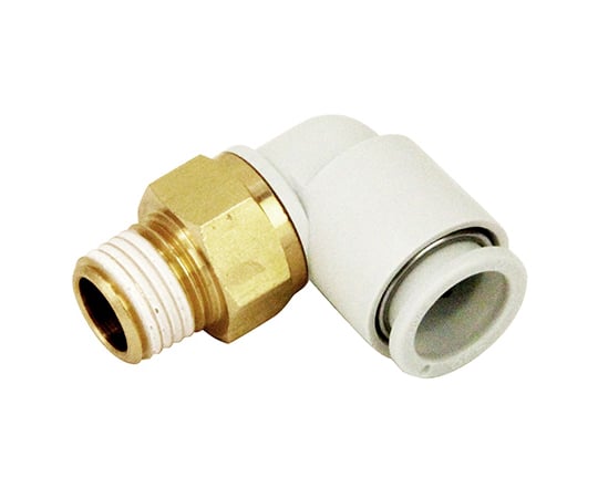 SK11 W管継手 エルボユニオン 12mm おねじR(PT)1/4