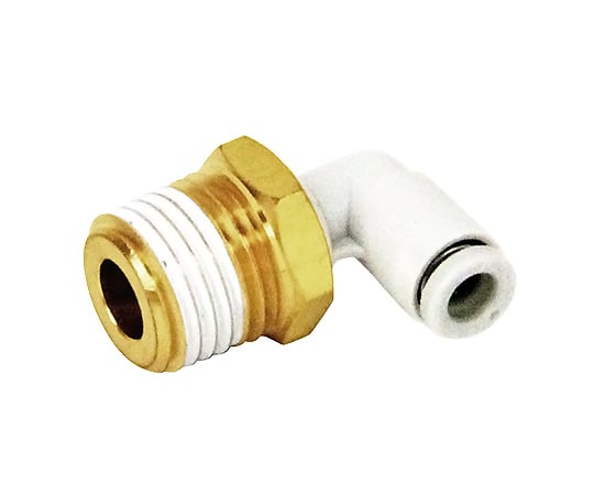 SK11 W管継手 エルボユニオン 4mm おねじR(PT)1/4