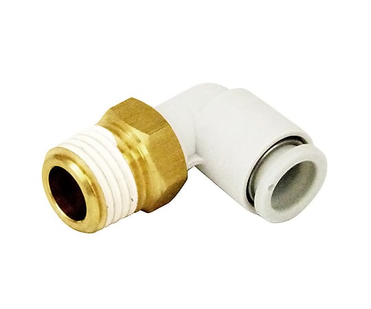 SK11 W管継手 エルボユニオン 8mm おねじR(PT)1/4