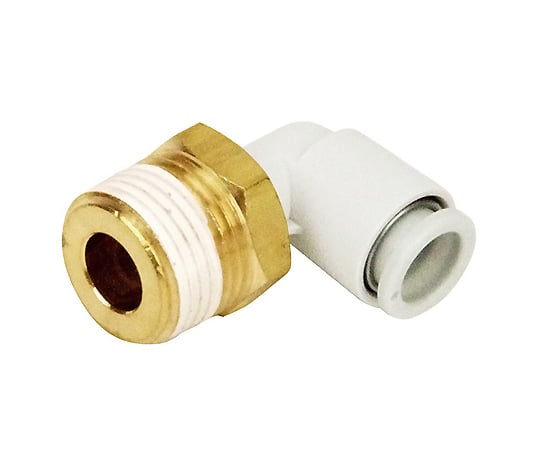 SK11 W管継手 エルボユニオン 8mm おねじR(PT)3/8