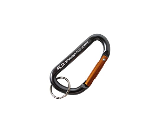 SK11 アルミカラビナ B 5×50mm ブラック ブラック