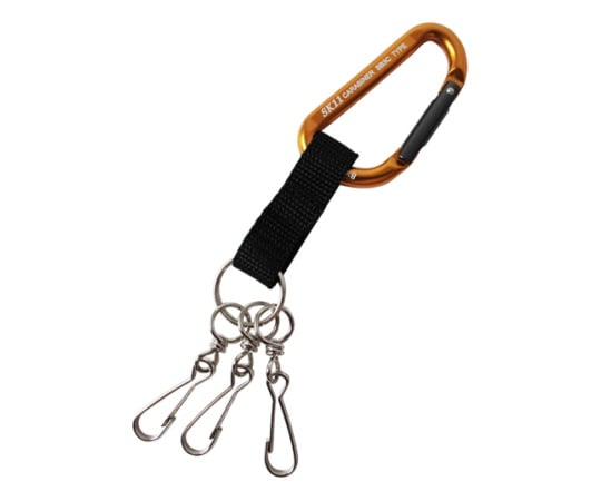 SK11 アルミカラビナ BB3 8×80mm ゴールド