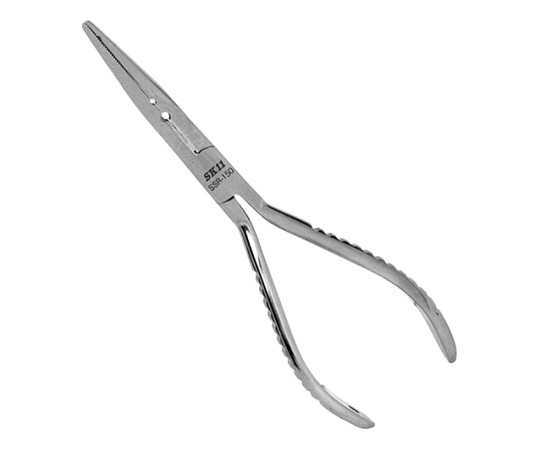 SK11 ステンレス先細ラジオペンチ 銅線0.9mm