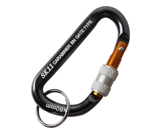 SK11 ロックカラビナ BN 8×80mm ブラック