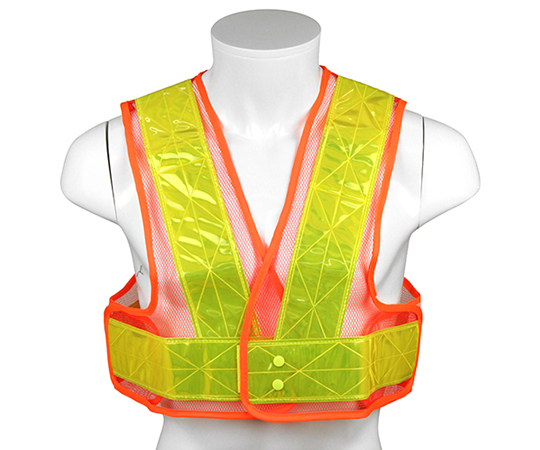 SK11 反射ベストショート イエロー×蛍光黄