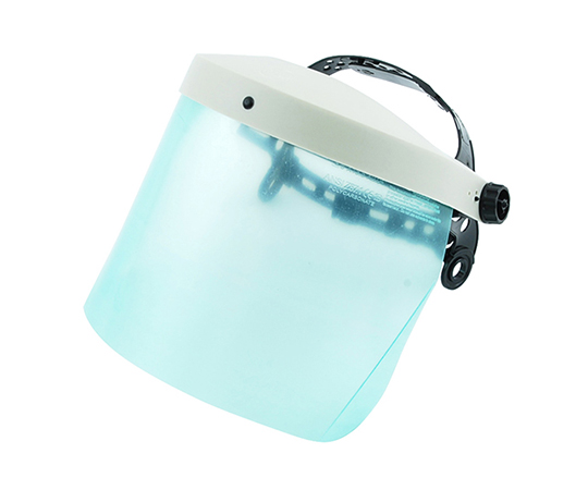 SK11 防災面 作業帽タイプ クリアシールド