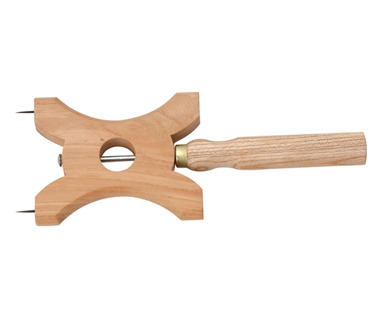 千吉 木製凧糸巻 中