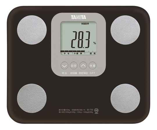 体組成計 ブラウン
