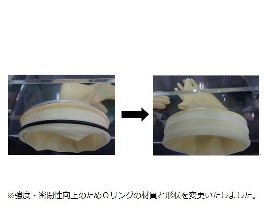 62-2990-76 手袋用Oリング グローブボックス用 3812*0