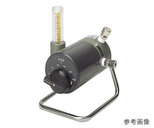62-2991-26 標準ガス分割器 2～5L/min 10分割 SGD-710C 【AXEL