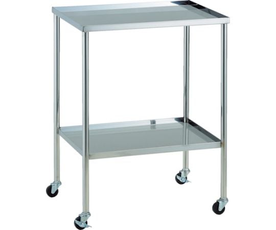 抗菌SUSワゴン　上下皿　600X450