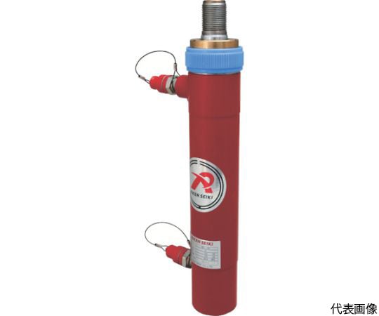 ポンプ式油圧ジャッキ 複動式油圧シリンダ 揚力100kN ストローク100mm