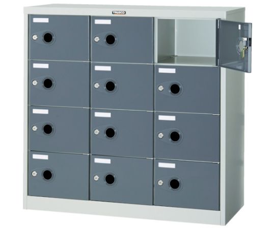 シューズケース　12人用　900X380XH880　鍵付