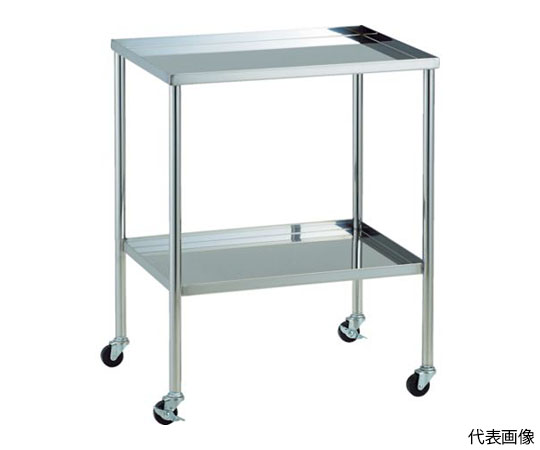 SUS304ワゴン　上下皿　750X450