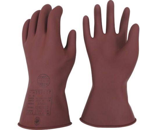 低圧ゴム手袋 ネオフィット M 直流750V以下用 薄手 YS-102-58-02
