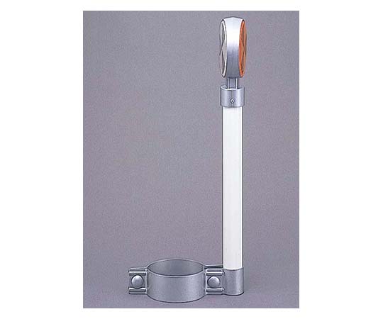 一般型デリニェーターφ100　両面　GR親子バンド式　鋼管（白）φ38.1×325mm　親子バンド1組付