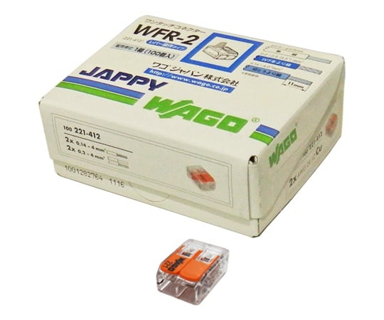 JAPPY62-3143-45ＷＦＲ－２－ＪＰワンタッチコネクタ【1箱(100個入)】(as1-62-3143-45)