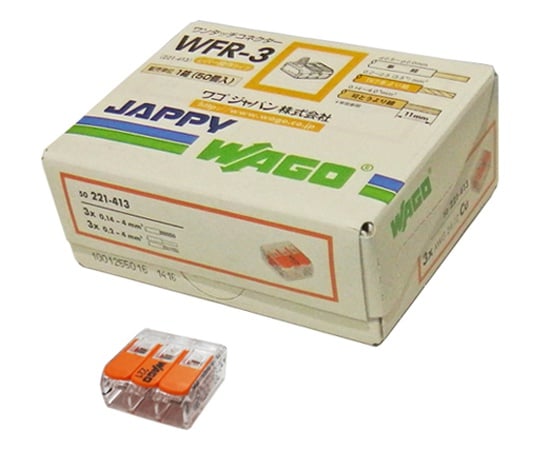 JAPPY62-3143-46ＷＦＲ－３－ＪＰワンタッチコネクタ【1箱(50個入)】(as1-62-3143-46)