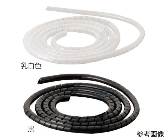 スパイラルチューブ 乳白色 4.0mm