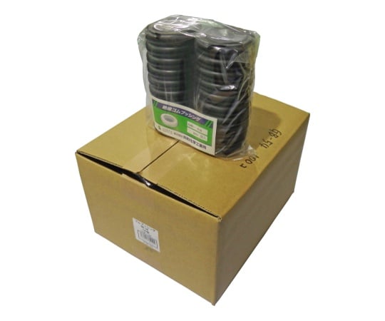 JAPPYれる62-3146-07絶縁ゴムブッシング ケーブル引込保護材 黒 54φ