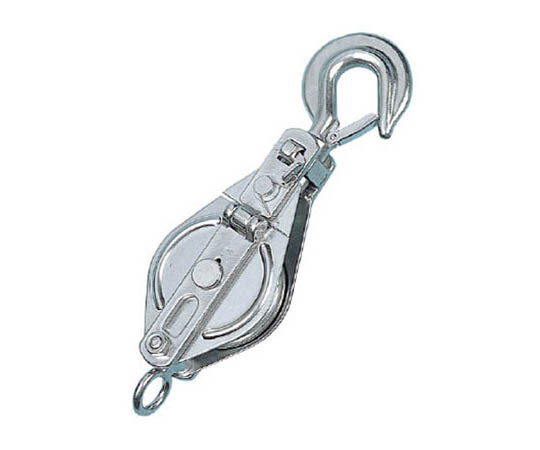 ステンレス一車スナッチ フック型100mm