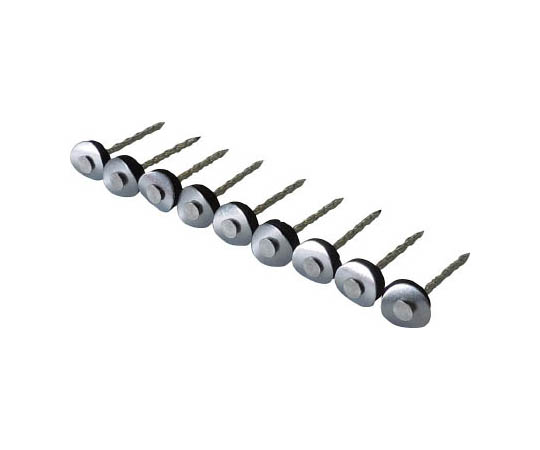 ステンレス連結傘釘パワースクリュー 13×45 素地 9本×10連入