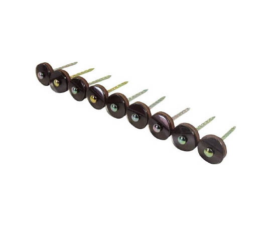 ポリカーボネイト連結傘釘ブロンズ 38mm 10連